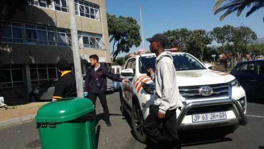 Chaos after patron shoots security guard in head with air gun at driving licensing testing centre in Cape Town
