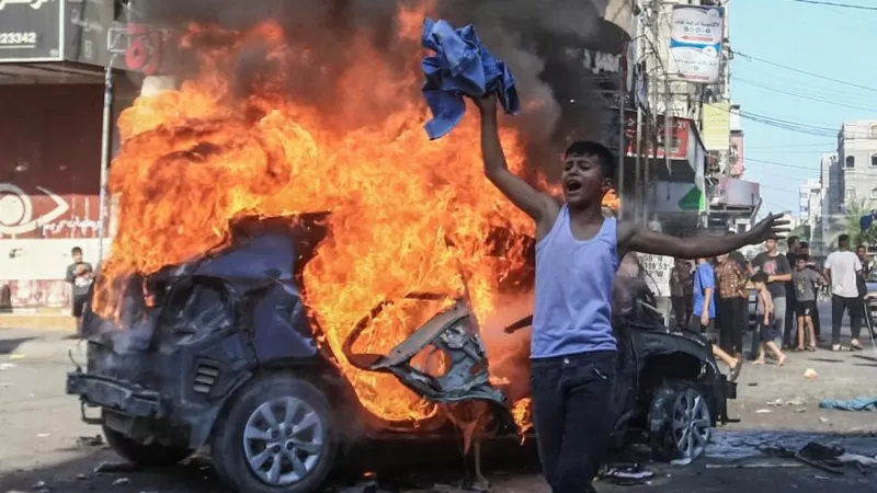 Israel attack: PM says Israel at war after 250 killed in attack from Gaza